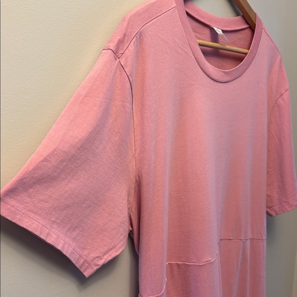 NWOT Melrose and Market Tshirt Dress Hi-Low Cut-Out Back Pink Size XL - Picture 5 of 7